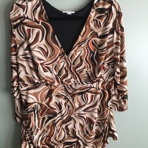 3/4 sleeve dressy top